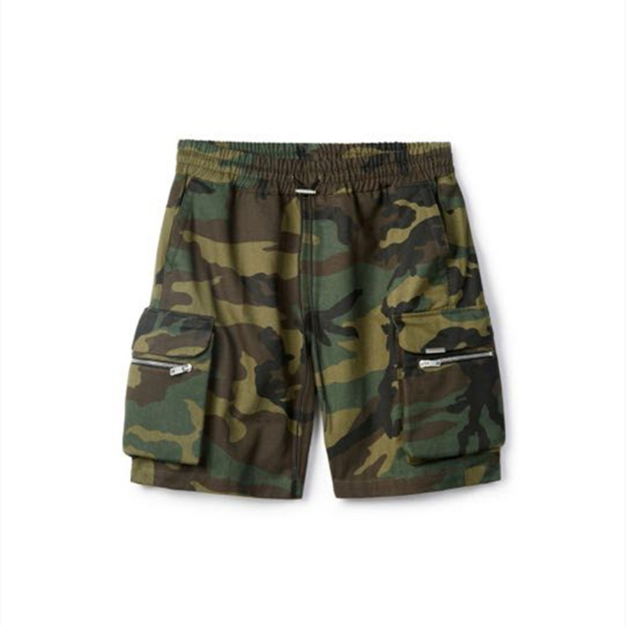 

2021 New Camuflagem Homens Mulher Melhor Qualidade Multi Bolsos Praia Representam Shorts 51fd