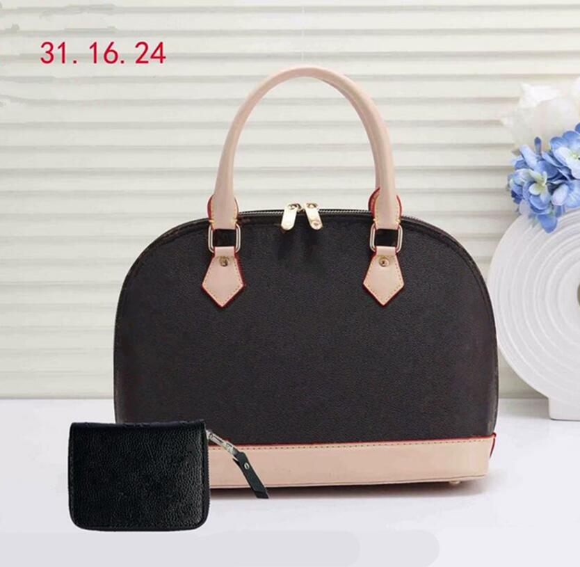 

Women Shoulder CrossBody Bags shipping ALMA BB shell bag women patent leather flower Embossed shoulder bags with lock handbags classic 199, S3