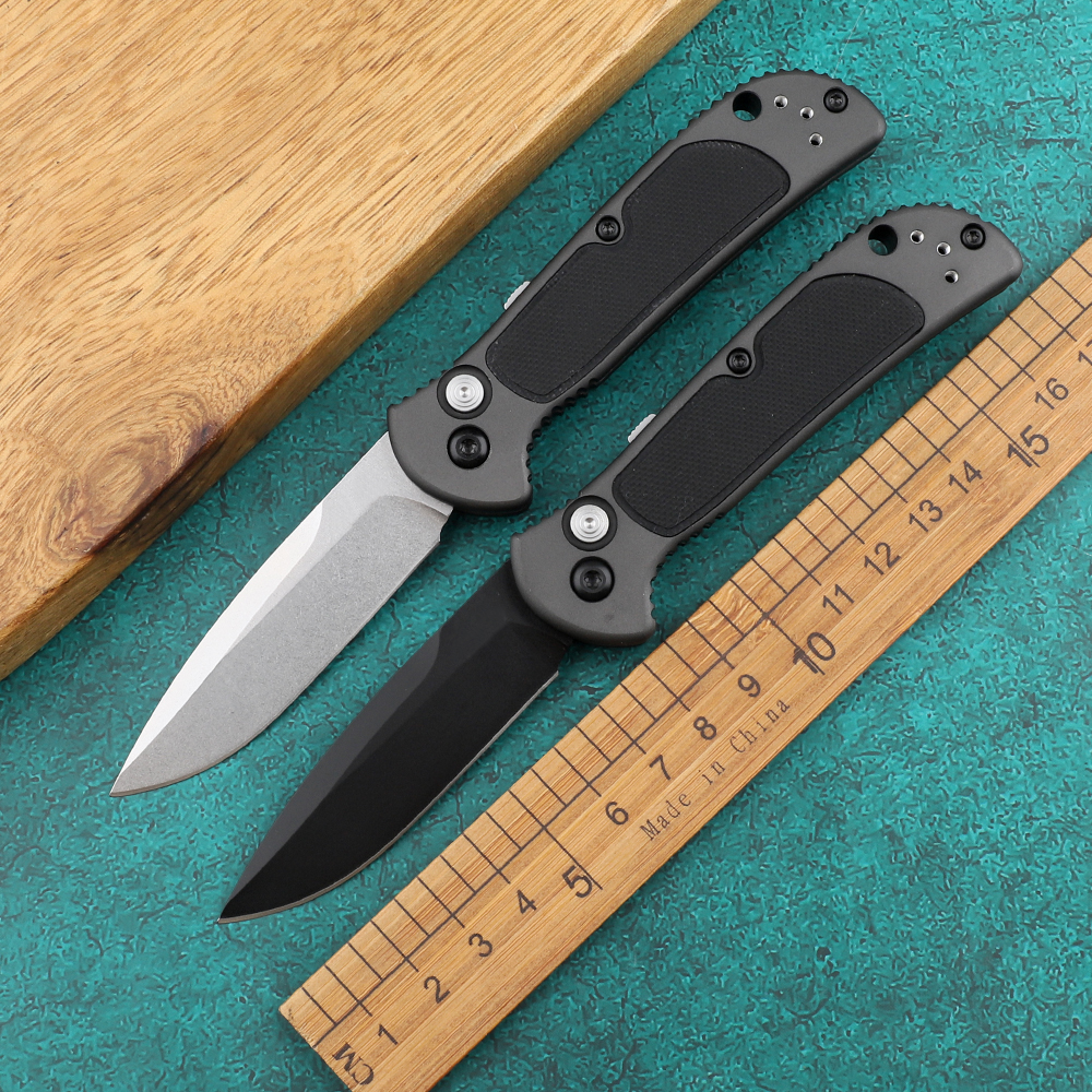 

Bench Mini BM 9750 BM9750 Automatic Knife S30V Blade Aluminum+G10 Handle Infidel 3551 3400 Godfather 920 UT85 UT88 Outdoor Hunting Self Defense Auto Pocket Knives C07