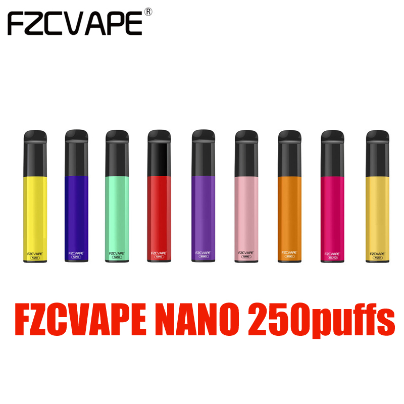 

Original FZCVAPE NANO Disposable Kit E Cigarettes Device 2500 Puffs 1000mAh Battery 6ml Prefilled Pod Cartridge Vape Pen VS Bang XXL Max Authentic