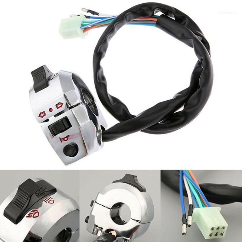

Handlebars 7/8 Inch Motorcycle Handlebar Control Light Signal Blinker Horn Switch Motorbike Left Universal1