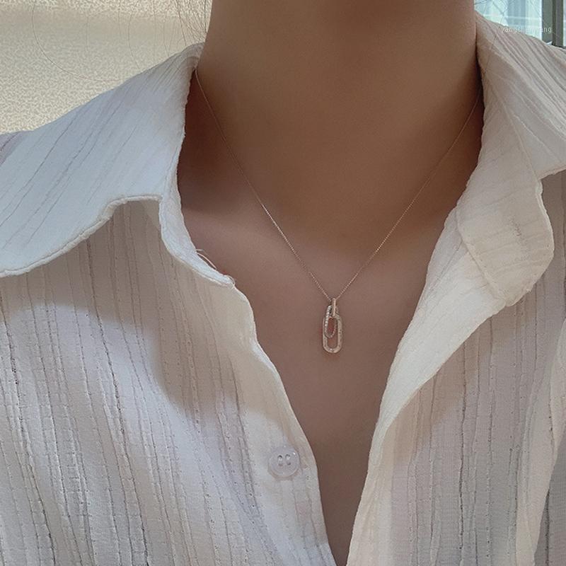 

Chains High Quality S925 Silver Letter Necklace Collarbone Chain For Ladies