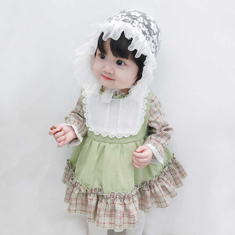 

Baby Girls Spanish Dress Infant Lolita Princess Dresses Summer Girl 1st Birthday Christening Party Gown Toddler Boutique Frocks 210615, Pink