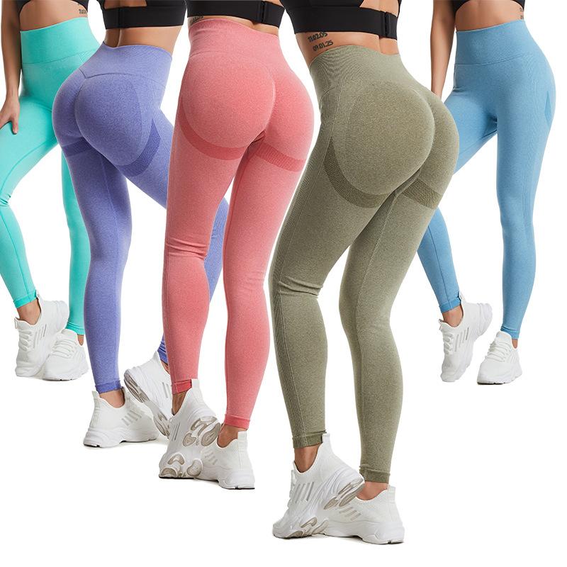 

Yoga Outfit High Waist Women's Trousers Fitness Pants Shorts Seamless Sexy Push Up Sport Leggings Slim Stretch Running Tights