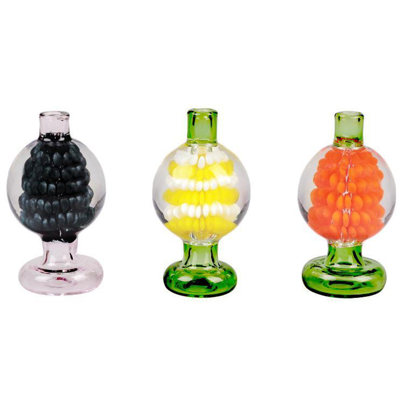 

Smoking Carb Cap Colorful Glass Bubble Ball caps quartz banger dab rig