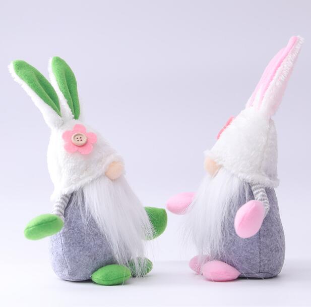 Easter Bunny Party Favors Rabbit Gnome Faceless Dwarf Doll Holiday Table Decoration FY7476-image-661026028