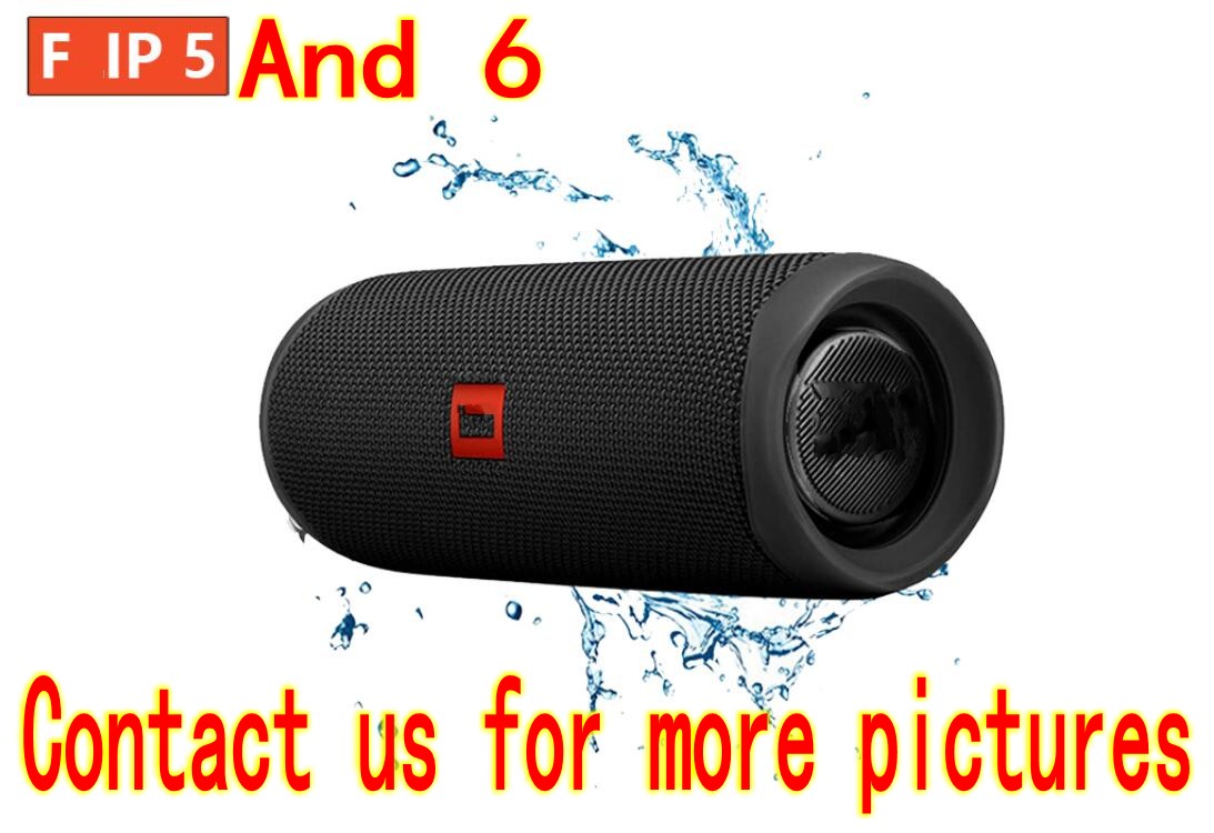 

FLIP 5 6 Portable Wireless Bluetooth Portable Speaker IPX7 Waterproof Mini Subwoofer Outdoor Stereo Bass Music Speakers 5 Colors