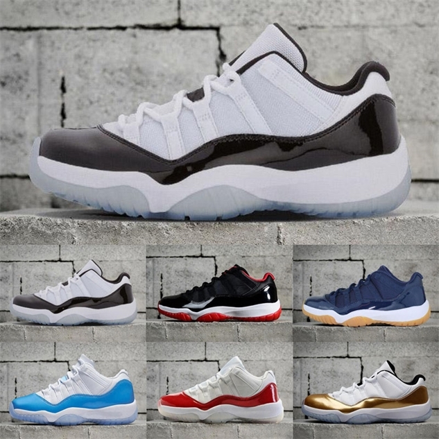 

High Quality 11 Low Blue Snakeskin Bred Closing Ceremony Navy Gum Retro Sneaker Shoes Men 11s Cherry Varsity Red Emerald Sneakers