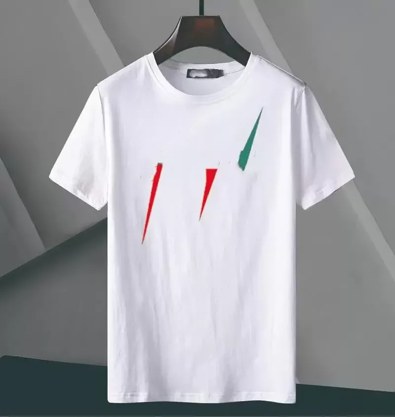 

Asian sizeHigh quality brand Mens T Shirt top printed with letters designer shirt luxury short sleeve fashion clothing, White;black