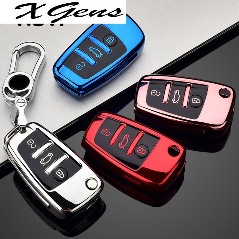 

Soft TPU Car Remote Key Cover Case For Audi A3 8P A4 B7 B8 B5 B9 B6 A1 A5 Q7 Q5 A6 4F C6 C5 C7 C4 TT Q3 S3 A7 A8 C4 8N 8V 8L RS3, Other