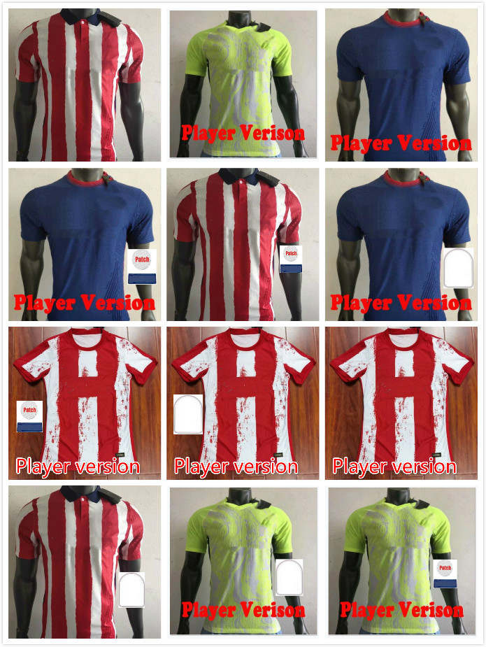 

21 22 Player version Suarez Pre Match Training Soccer jerseys JOAO FELIX 2021 2022 MORATA SAUL football Shirts Kids kit, Black