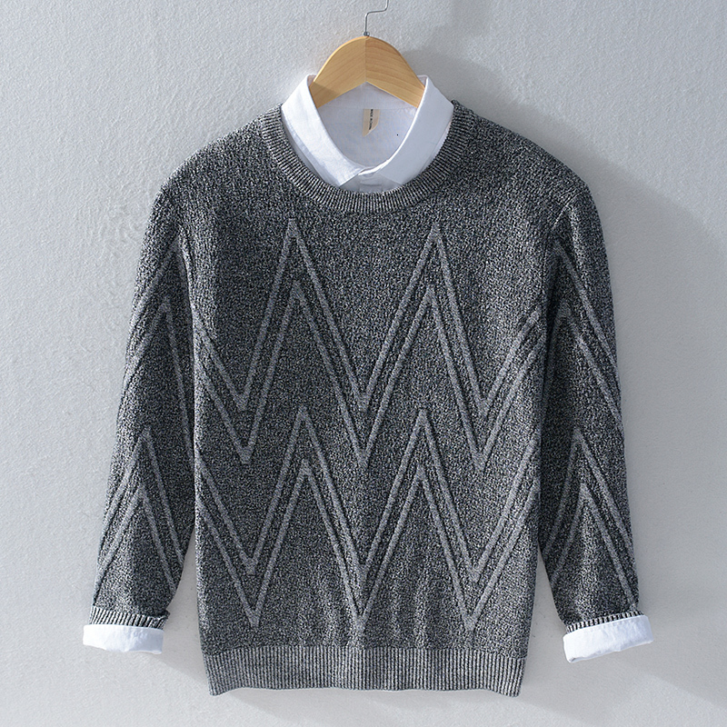 

2021 New Autumn and Spring Round Neck Comfortable Thick Sweaters for Men Sweatshirt Trendy Sweater Mens Maglione Chandail 6aab, Black