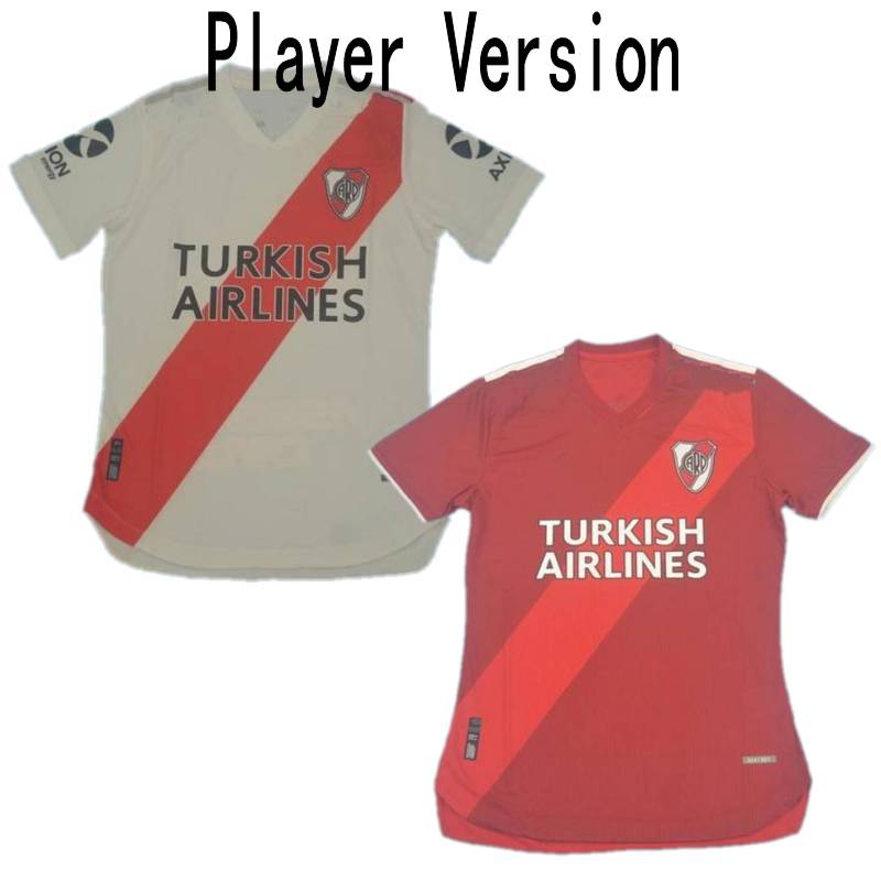 

2020/21 River Plate Player Version Soccer Jersey 2021 #9 ALVAREZ SUAREZ PEREZ Uniform Mens #27 PRATTO MARTINEZ PONZIO Player Football Shirt, Home