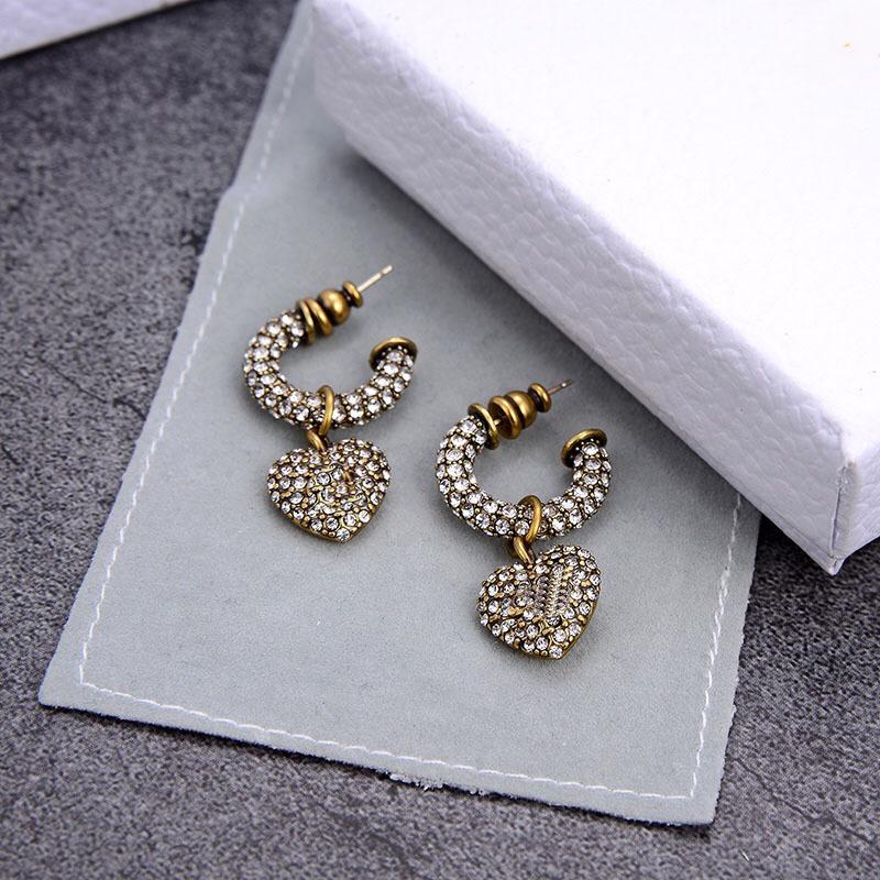 

The new 2021 ms designer earrings stud earrings accessories fashion letters114