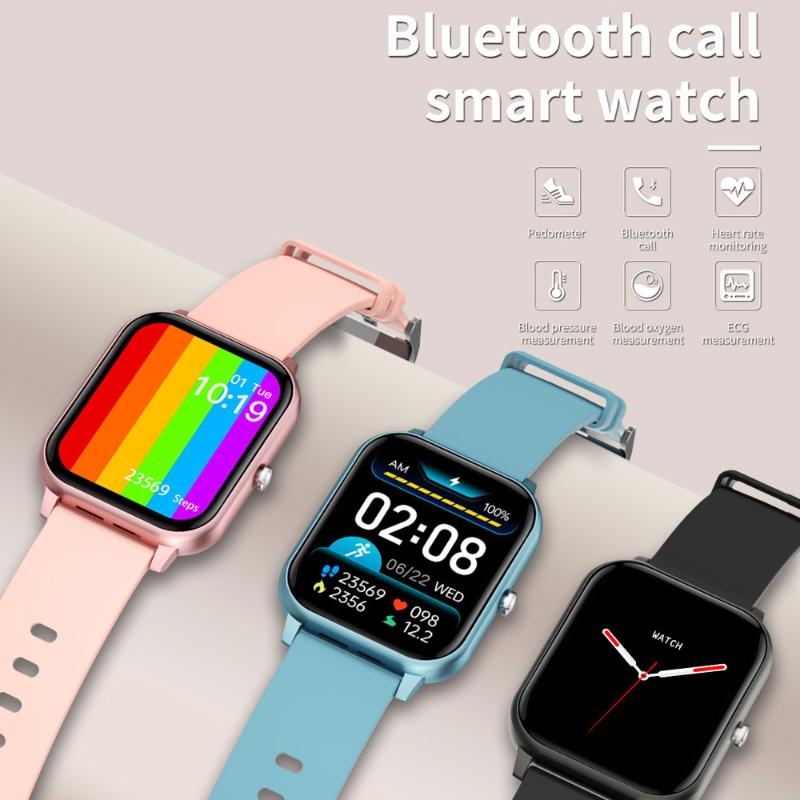 

2021 New KT50 Smart Watch Men Women Call ECG PPG IP67 Waterproof Blood Pressure Heart Rate Fitness Tracker Smartwatch