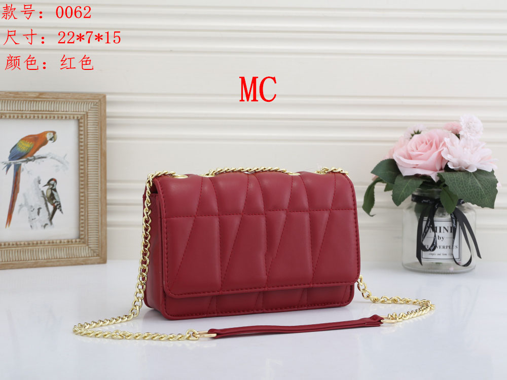 

MC 0062# High Quality women Ladies Single handbag tote Shoulder backpack bag purse wallet, Pink