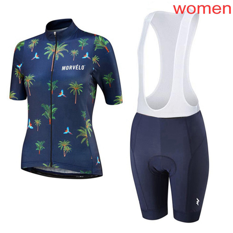 

Women MORVELO Team Cycling Jersey 2021 Short Sleeve MTB Bicycle clothing summer tour de France Breathable MTB Bike Sportswear Y21031003, Black;red