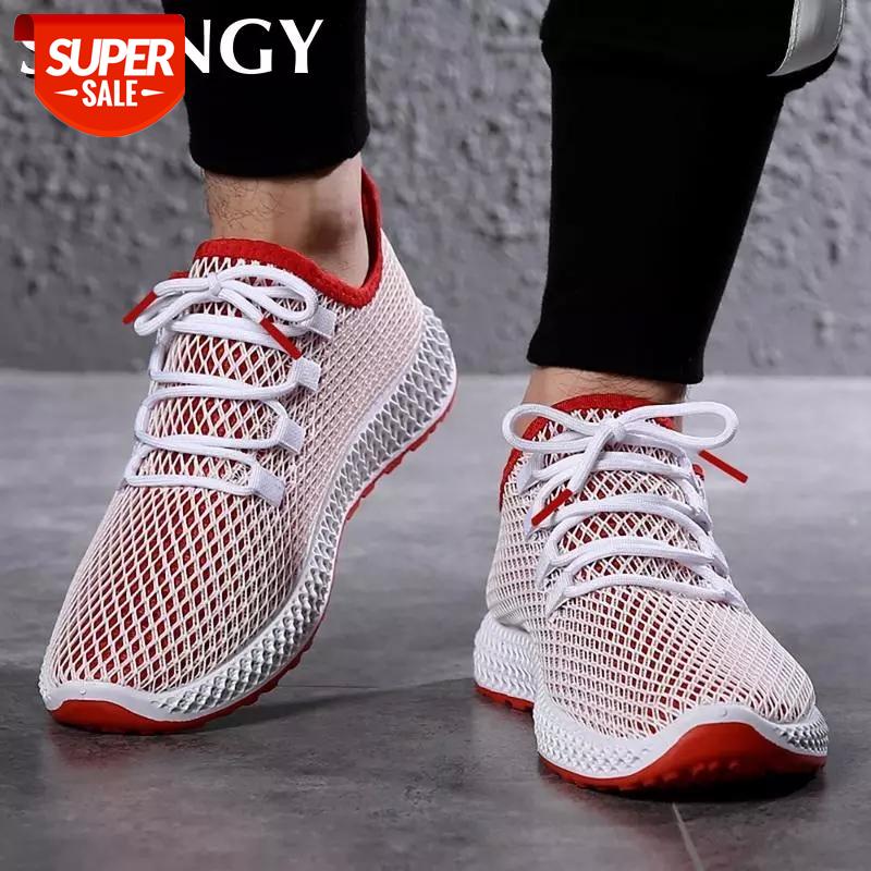 

Men's Mesh Flats Casual Shoe Summer Autumn Fashion Sneakers Breathable Shoes 2020 New Light Tenis Outdoor Male Leisure Shoe #Ep8D