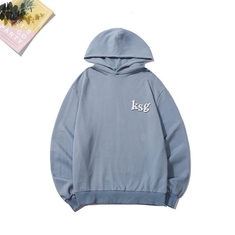 

Same Kanye exclusive fog high street fashion loose hooded sweater, Black