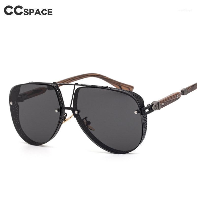 Lunettes de soleil 49087 Steam Punk Zonnebril Hommes de luxe Femmes Mode Shades UV400 Vintage verres1