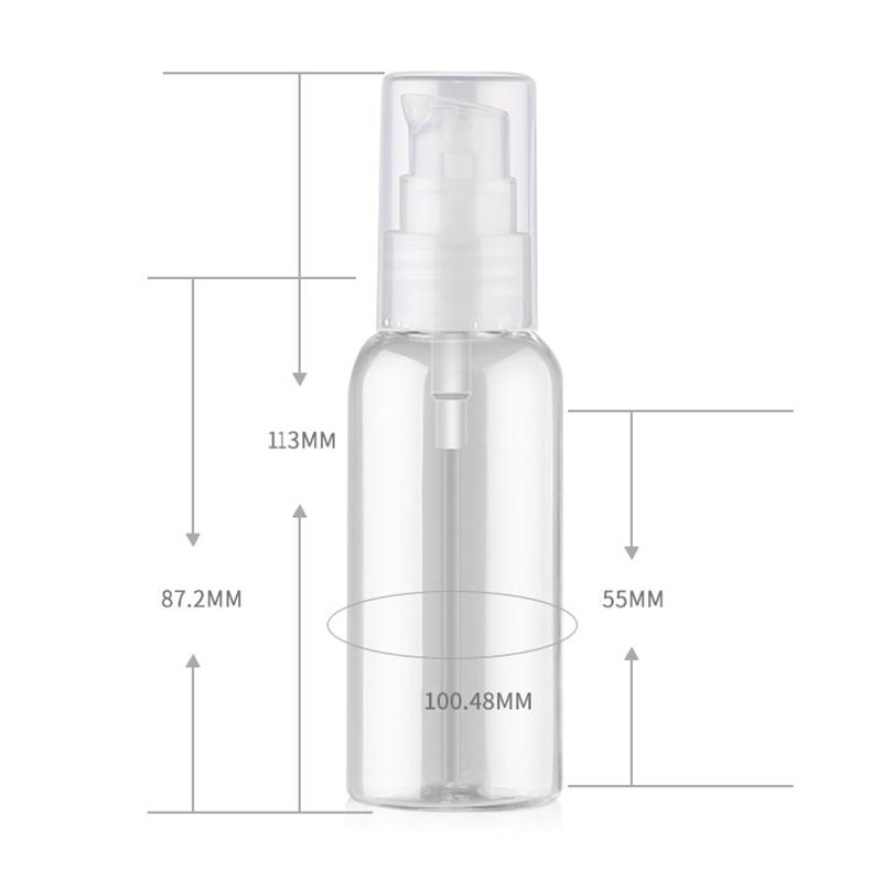 

5/10pcs Clear Empty Foam Cosmetics Dispenser Pump Containers Spray/Bottle 50ml H