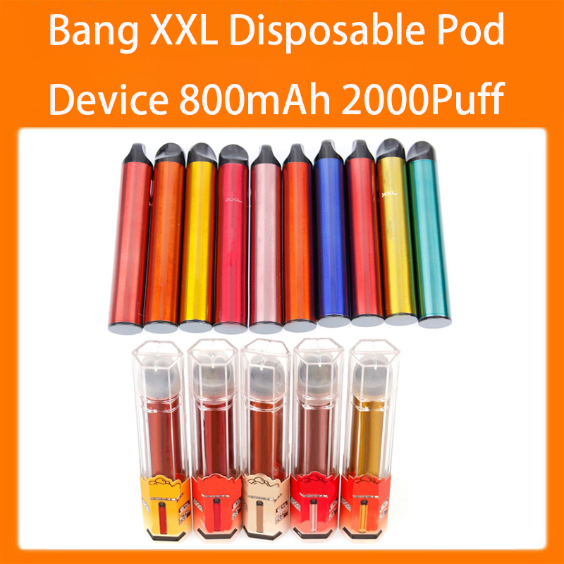 

Bang XXL Disposable Pod Device 800mAh 2000Puff XXTRA Prefilled 6ml Vape Stick Pen Portable Mini Vapor System