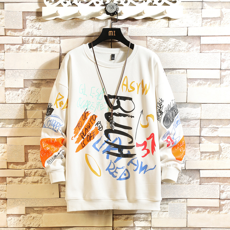 

2021 New Male Hoodies of large dimensions anime Japanese harajuku streetwear black hip hop hoodie sweatshirt UNMZ, Beige.