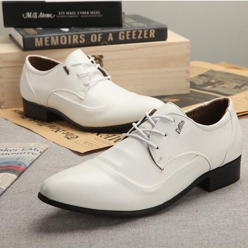 

Dress Shoes Italian Loafers Men Shoe Wedding Oxford For Formal Mens White Zapatos De Hombre Vestir