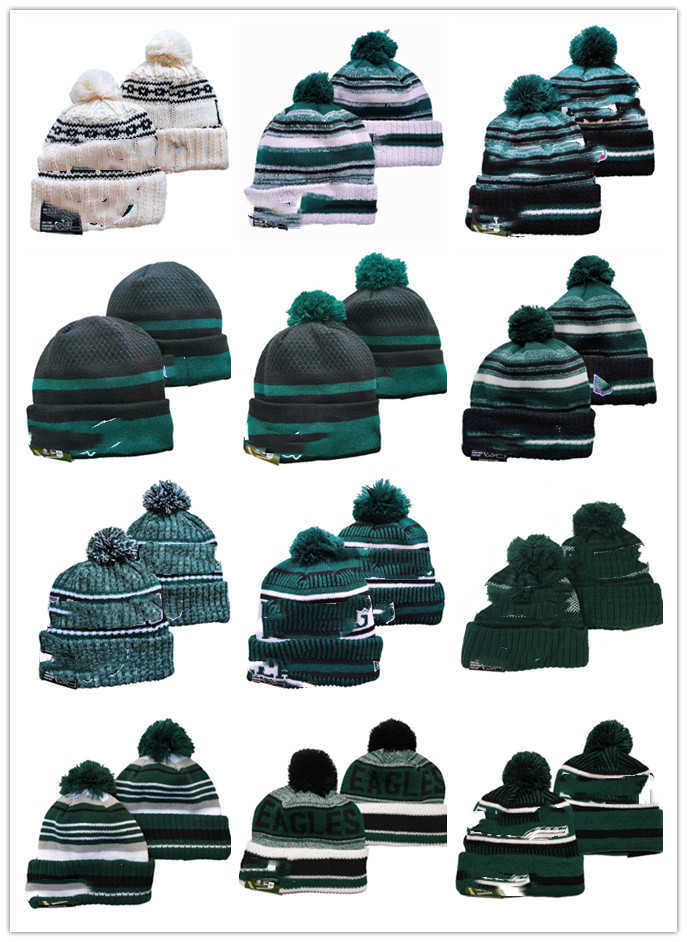

Mens PhiladelphiaEaglesNew Cuffed Knit Football Hat Beanies