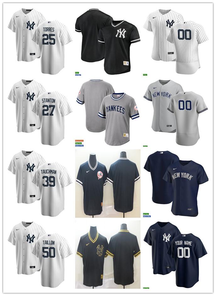 

Men Women Youth New York Yankees 27 Giancarlo Stanton 50 Jameson Taillon 39 Mike Tauchman 25 Gleyber Torres Baseball Jersey, Blue;black