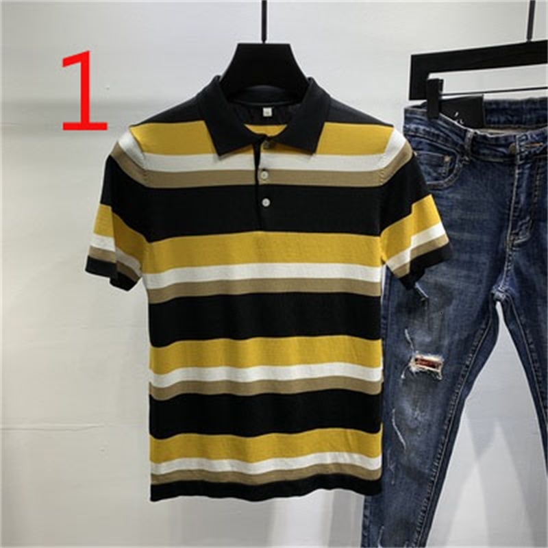

2021 T-shirt Short-sleeved Men's Summer New Trend Ins Tide Brand Compassionate Shirt Slim and Handsome 8ith