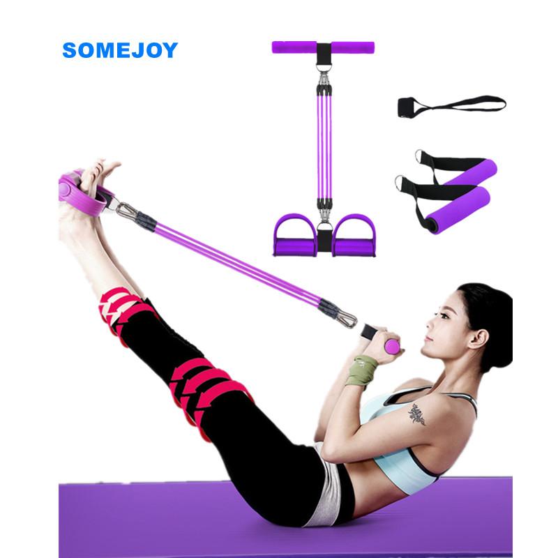 

Resistance Bands 3 in 1 GYM Equipment Musculation Gum For Training 3-4 Rope Pedal Exerciser Workout Bandas Elasticas Fitness