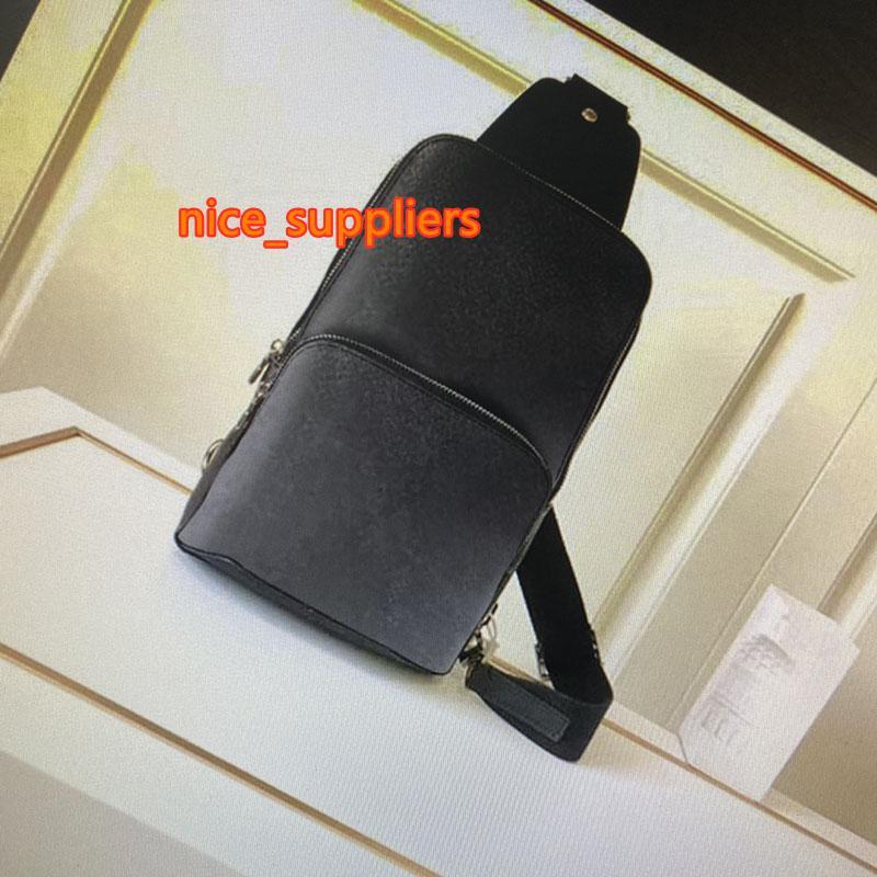 

AVE NUE Sling Shoulder Bag Fashion Classic Men Chest Cross Body Bag Leather Sporty Travel Casual Cycling Packs Outdoor Shoulder Bags, Red;black