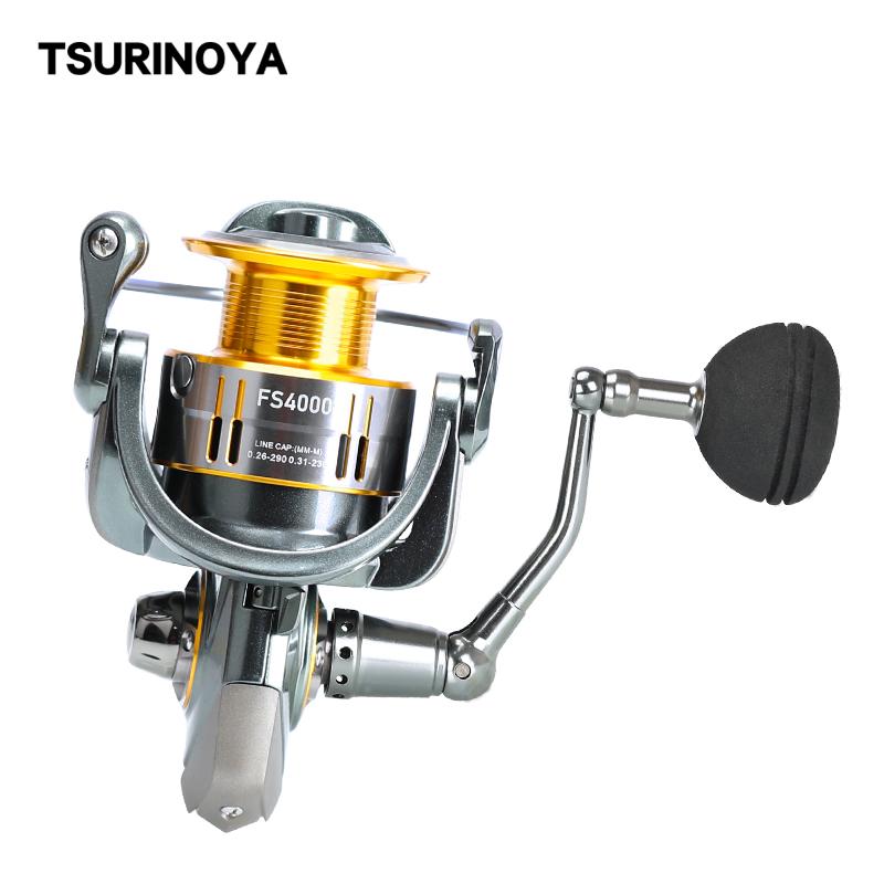 

Baitcasting Reels TSURINOYA Fishing Reel FS 4000 5000 9+1BB MAX Drag 11KG Lure Spinning Feeder Saltwater