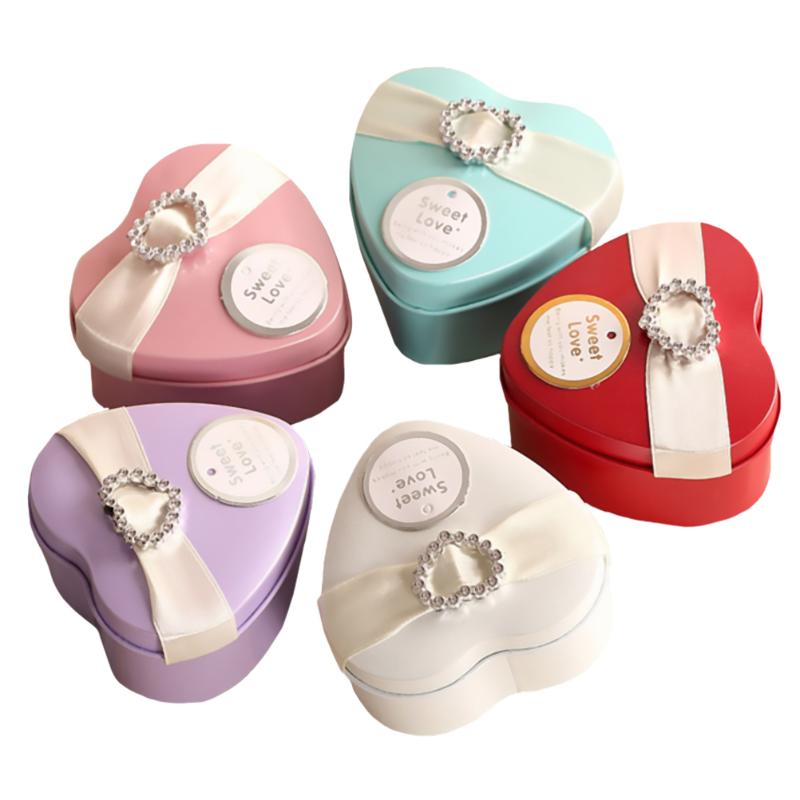 

Decorative Flowers & Wreaths 5pcs Wedding Candy Storage Case Tinplate Holders Gift Boxes (Mixed Color)