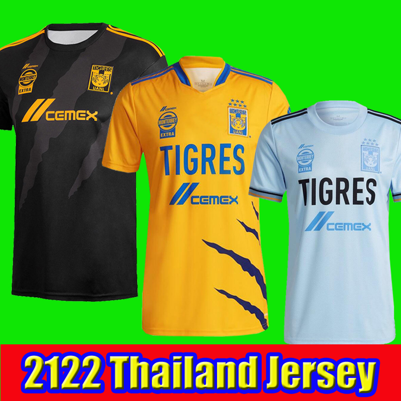 

LIGA MX 2021 2022 NAUL Tigres Special Soccer Jerseys Third Black GIGNAC 20 21 22 MEN WOMEN Home Away Mexico Club VARGAS World Cup Camiseta de Football Shirts
