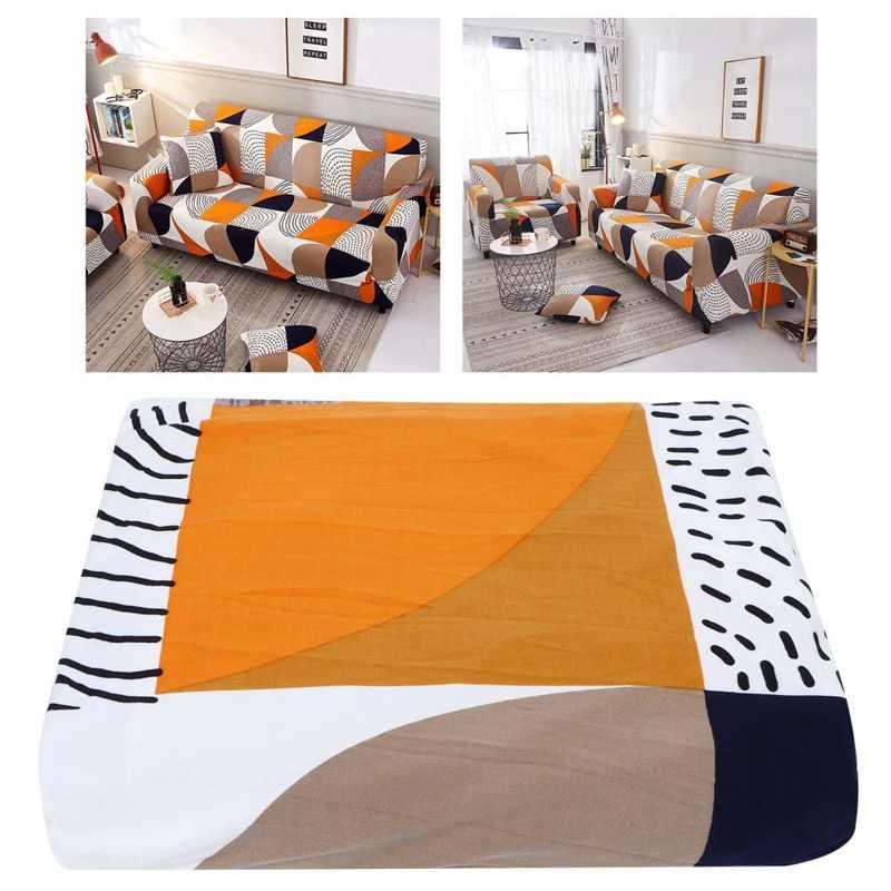 

Chair Covers Geometry Pattern Sofa Stretch Slipcover For Living Room Furniture Protector