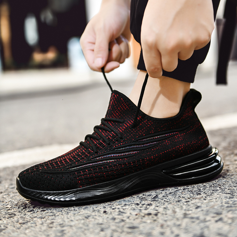 

2021 New Men's Business Fashion Male Lace-up Simple Casual for Men Footwear Tenis Feminino Jogging Shoes Tis5, Black
