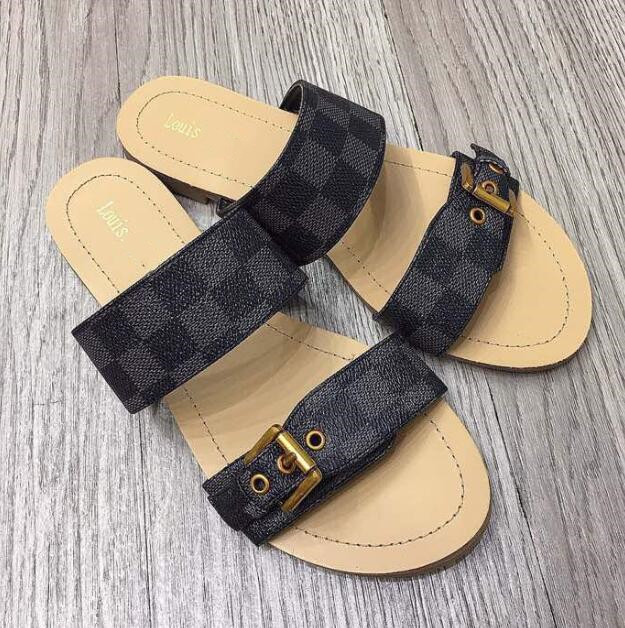 

2021 Women's Sandal Shoe Slipper Summer Fashion Slipper Shoes Sizes 36-42, Black