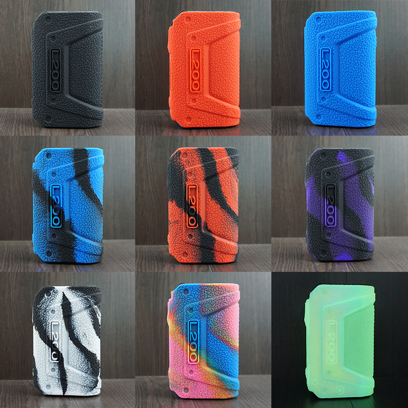 

Protective Silicone Texture Case for Geekvape L200 (Aegis Legend 2 kit) 200W Mod Vape Skin Sleeve Cover Retail Package 9 Colors