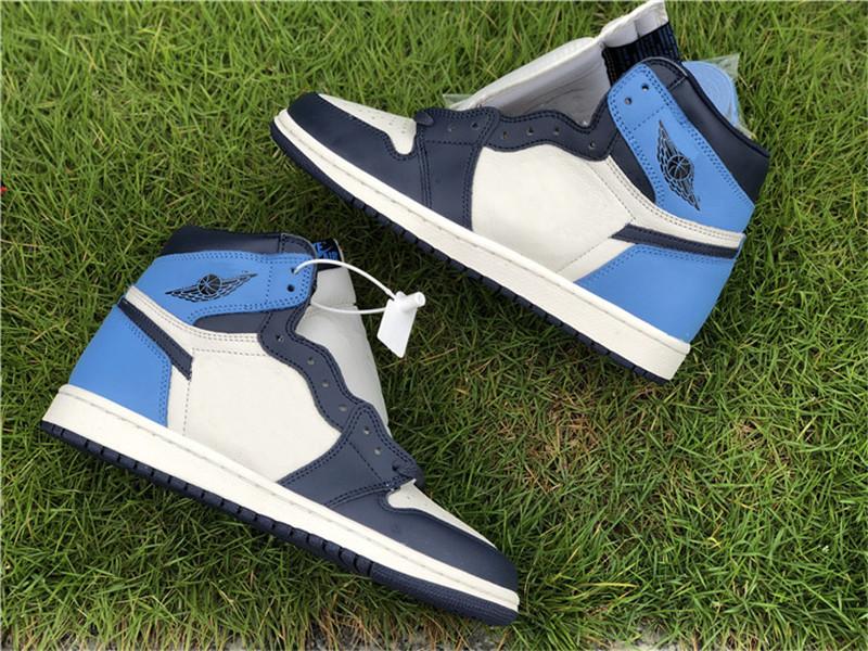 

Sale 1 High OG Obsidian Blue Chill Men Basketball Shoes Women Sail Trainers Skateboard shoe Outdoor Sneakers