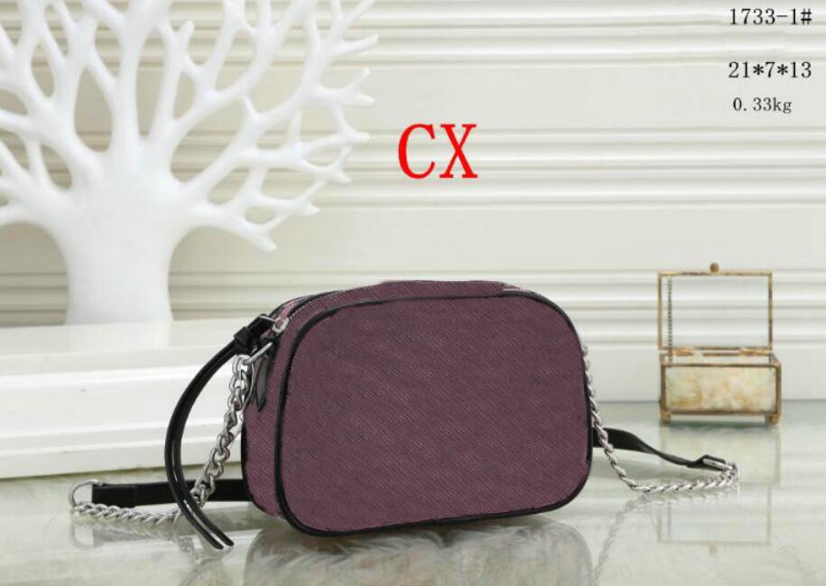 

Womens Soho Disco Bag Light Marmont Multicolor small Canvas shoulder bags Handbags Silver Chain Cross body Messenger Purse Wall, Red