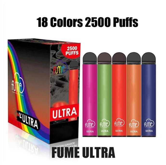 

Fume Ultra 2500 Puffs Disposable Vape Pod Device 850mah Battery 9ml Cartridge Starter Kit pk Puff plus extra bang xxl EZZY