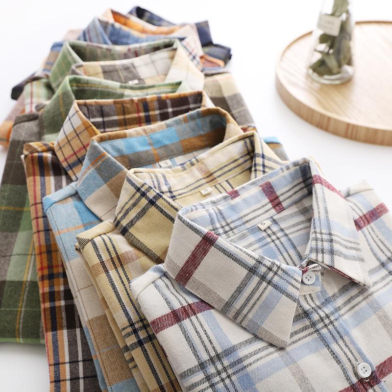 

2021 New Deeptown Estilo Coreano Camisa De Verificao Feminina Quente Inverno Topos Para Camisas Femininas Manga Longa Moda Casual Blusas Bot, 801lv