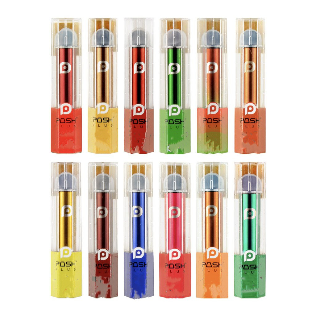 

(US Stock) POSH PLUS Disposable Vape Pod Kit Electronic Cigarettes Portable System Vape Pen All-in-one Device 280mAh Battery 2ml Tank Cartridage ecig