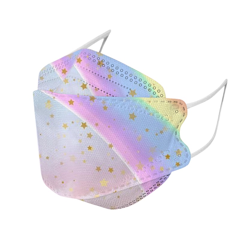 

2022 Adult printing cartoon masks spun-lace cloth melt blown cloth protective mask anti-dust and anti-haze