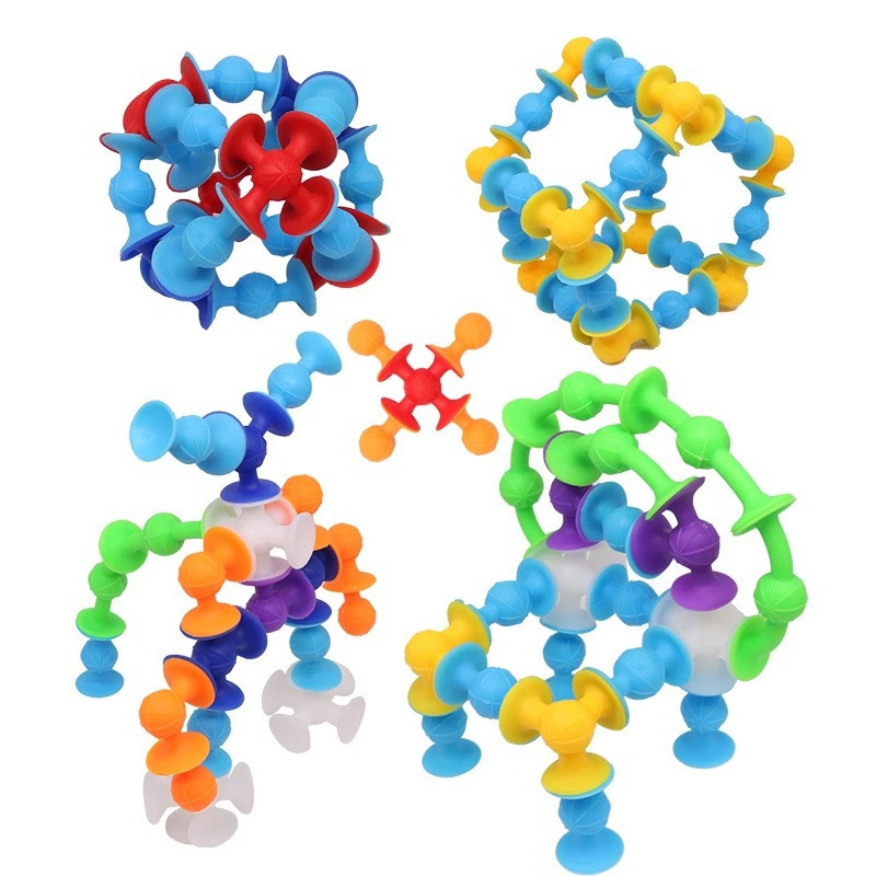 

DHL FREE 2021 NewStyle Toy Children's Gift Soft Building Blocks Little Suckers Educational Kids toys YT199501