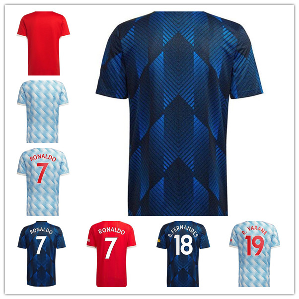 

Man SANCHO UNITED RONALDO Soccer Jerseys 2021 22 POGBA MARTIAL UTD VAN DE BEEK maillots foot B. FERNANDES RASHFORD R.VARANE MANCHESter Football shirts Kit Size -4XL