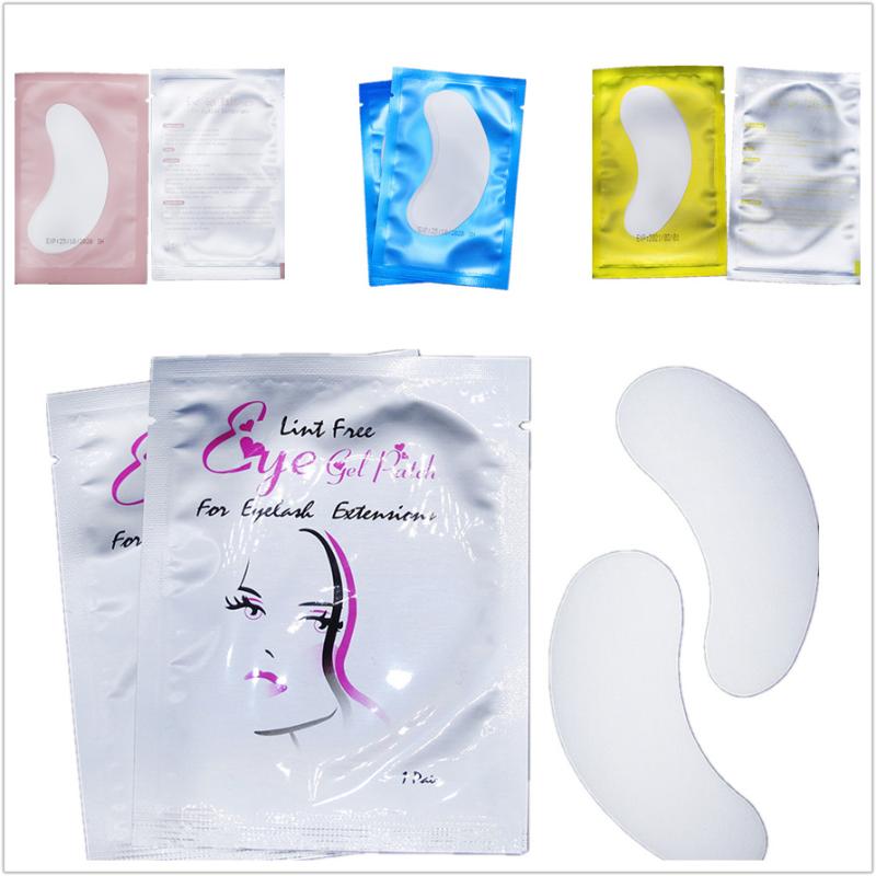 

False Eyelashes Eye Pads 50/100 Eyelash Under Lint Free Patches For Extension Supplies Lash Professionals Tools