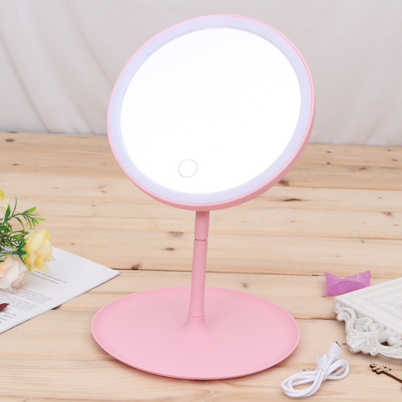 

Makeup with LED Dimmer 3 Color Adjustable Touch Beauty Tools For Po Fill Light Dressing Table Mirror USB